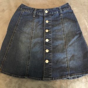3 for 15! Denim skirt with buttons